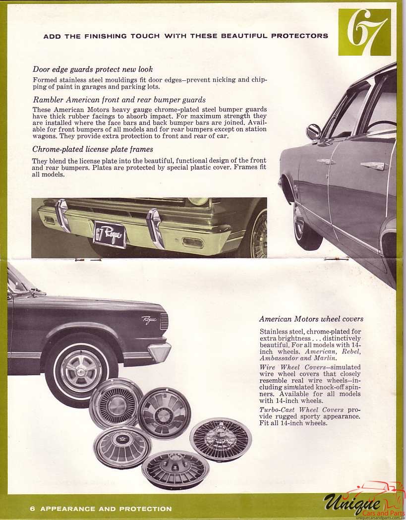 1967 AMC Accessories Brochure Page 9